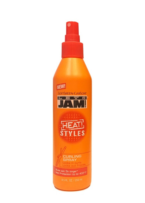 Soft Sheen Carson Let's Jam Heat Styles Curling spray 8.5oz