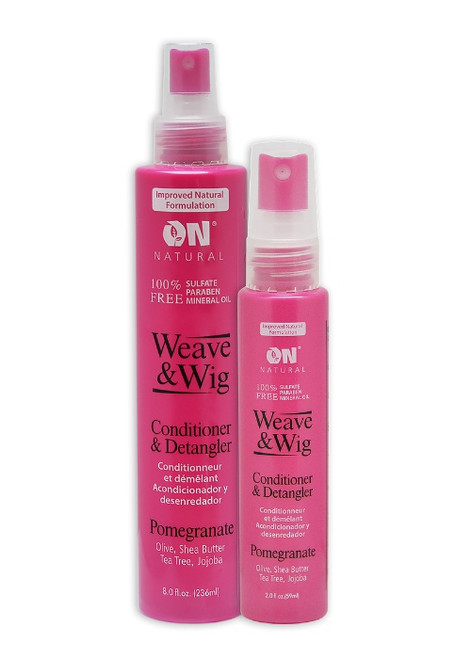 On Natural Weave & Wig Conditioner & Detangler Pomegranate 2oz/8oz