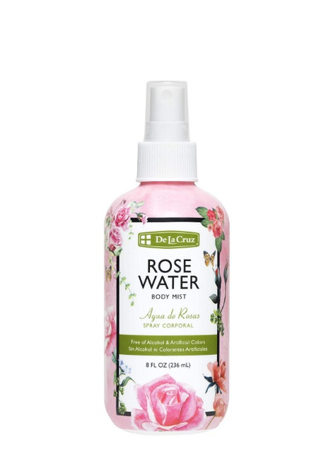 De La Cruz Rose Water Spray 8oz