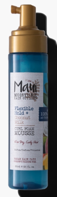 Maui Moisture Flexible Hold + Coconut Milk Curl Foam Mousse 8.5 oz