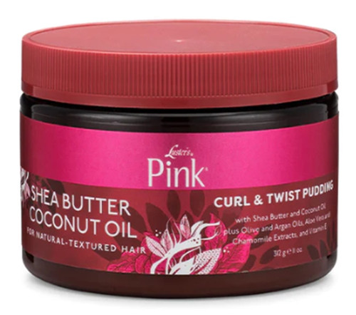 Lusters Pink Shea Butter Coconut Oil, Curl and Twist Hair Pudding, 11 Oz