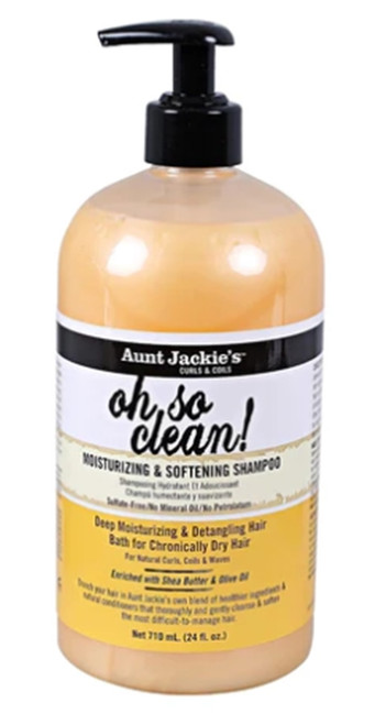 Aunt Jackie's Oh So Clean Moisturizing & Softening Shampoo 24 oz