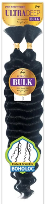 Zury Sis 100% Human Hair Crochet Braids - ULTRA DEEP BULK 22"