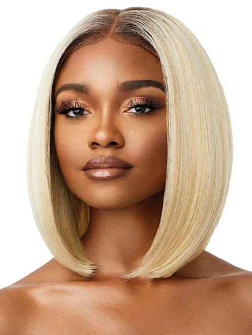 Outre Lace Front Wig Perfect Hair Line 13X4 JENISSE  color- DR4/MALIBU BLONDE