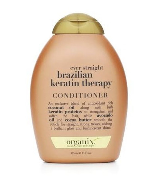 Organix Ever Straight Brazilian Keratin Therapy Conditioner - 13 fl oz bottle