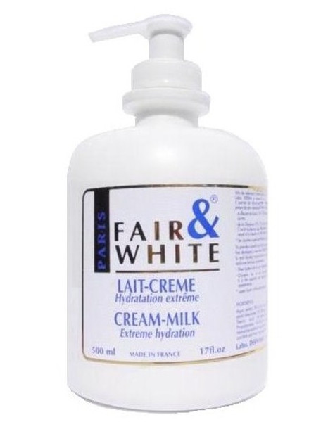 Fair & White Lait crème CREAM MILK EXTREME HYDRATION 500ml