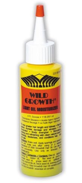 Wild Growth Light Oil Moisturizer 4oz