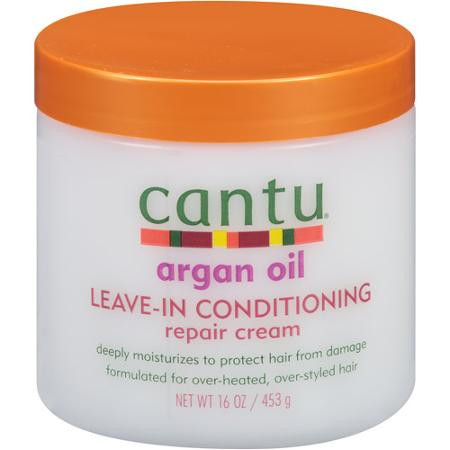 Cantu Argan Oil Leave In Conditioning Repair Cream - 16 oz 