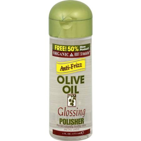 ORS Organic Root Stimulator Glossing Polisher, Olive Oil, Anti-Frizz - 6 fl oz