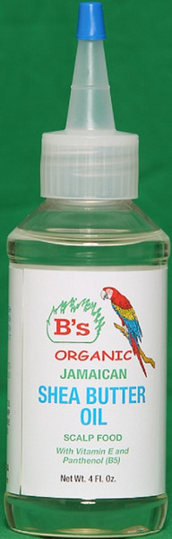 B's Organic Jamaican Shea Butter Oil- 4oz