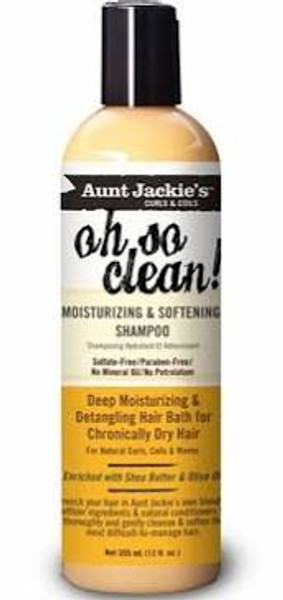 Aunt Jackie's Oh So Clean! Moisturizing & Softening Shampoo 12oz