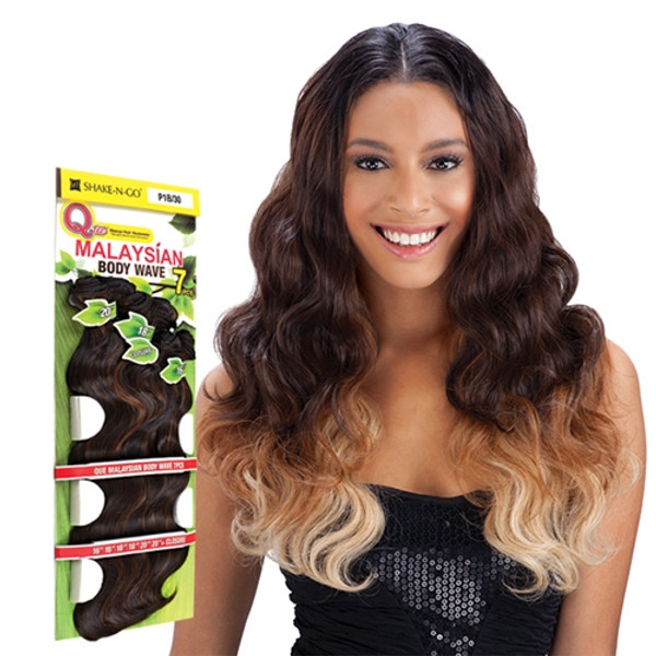 Milky Way Que Human Hair Blend Malaysian Body Wave 7 Bundle (16", 18", 20")