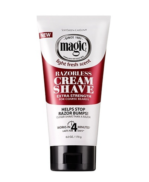 Magic Shave®Cream Shave RAZORLESS CREAM SHAVE EXTRA STRENGTH 6 OZ.
