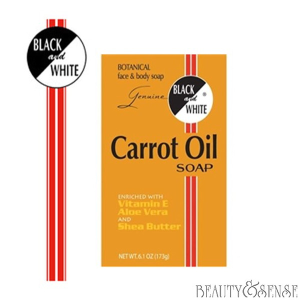 Genuine Black and White Carrot Oil Soap- 6.1oz