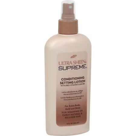 Ultra Sheen Supreme Setting Lotion, Conditioning - 8 fl oz