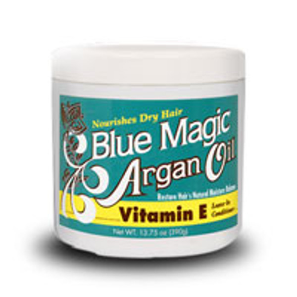 BLUE MAGIC Argan Oil Vitamin E- 13.75oz