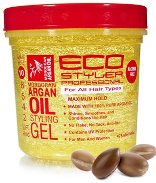 EcoStyler Argan Oil Gel Maximum Hold- 5 lbs