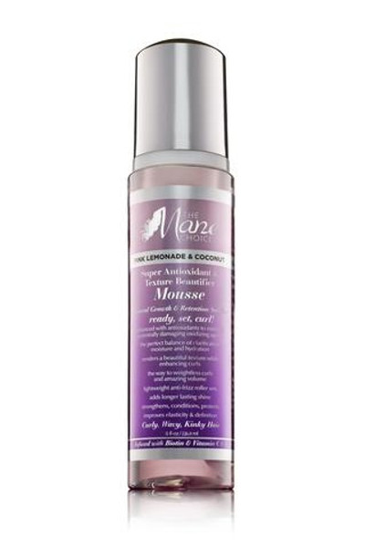 THE MANE CHOICE Pink Lemonade & Coconut Super Antioxidant & Texture Beautifier Mousse 8oz