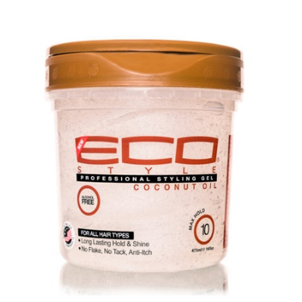 ECO STYLE STYLING GEL COCONUT OIL 8/16/24/80 oz
