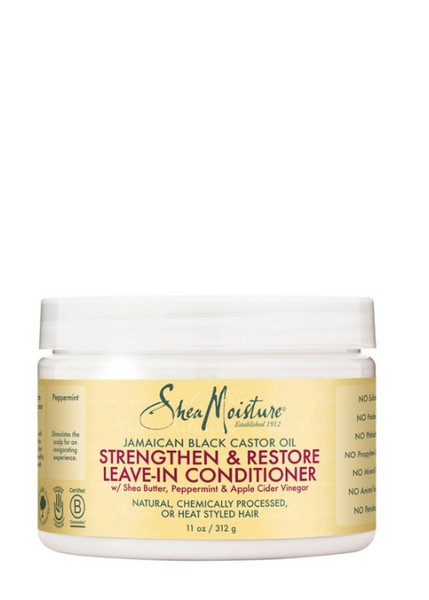 SheaMoisture Jamaican Black Castor Oil Strengthen & Restore Leave-In Conditioner  11oz