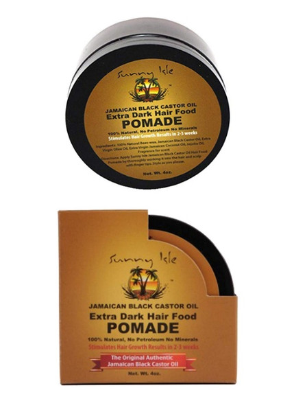 Sunny Isle Jamaican Black Castor Oil Extra Dark Hair Food Pomade 4oz