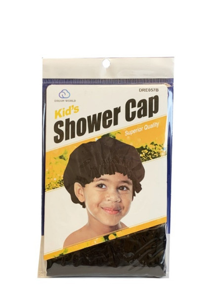 DreamWorld Kid's Shower Cap Black #DRE057B