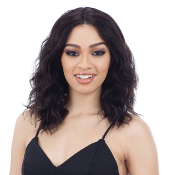 Naked 100% Brazilian Natural Human Hair Lace Front Wig - RHIA 