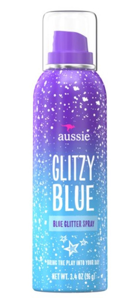  Aussie Glitzy Blue Glitter Spray 3.4 oz