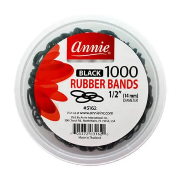 ANNIE BLACK 1000 RUBBER BANDS 1/2" #3162