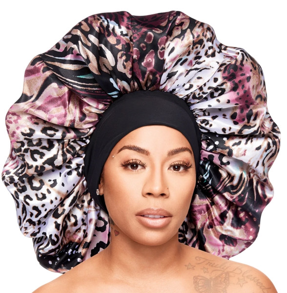 RED BY KISS KEYSHIA COLE X ROYALLUX REVERSIBLE BONNET SUPER JUMBO