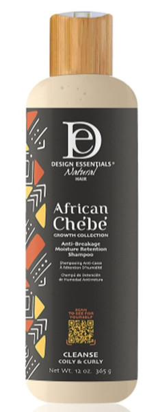 Design Essentials African Chebe  Anti-Breakage Moisture Retention Shampoo 12 oz.