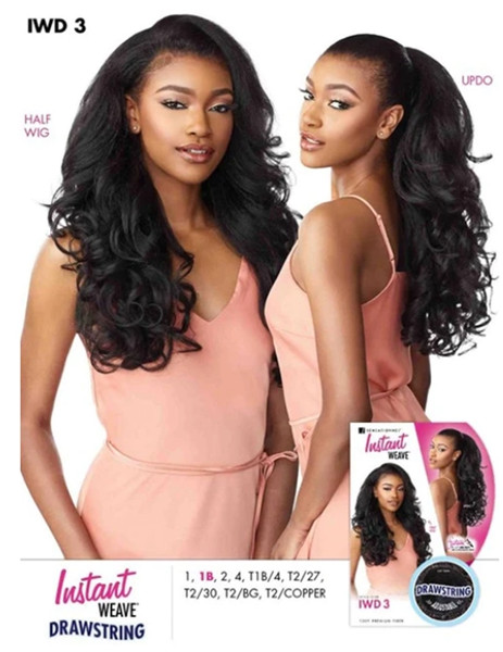  Sensationnel Instant Weave Half Wig - IWD3