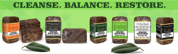 It’s Pure Natural African Black Soap Bars 5 oz.