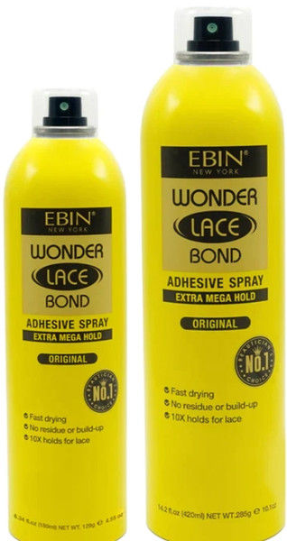 Ebin Wonder Lace Bond Adhesive Spray Extra Mega Hold - Original