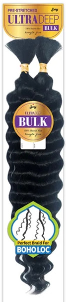 Zury Sis 100% Human Hair Crochet Braids - ULTRA DEEP BULK 18"