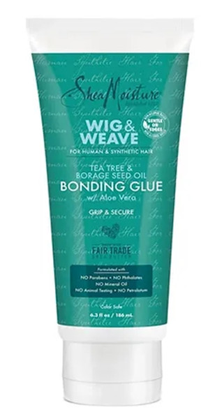 SheaMoisture Wig And Weave Bonding Glue for Human and Synthetic Hair 6.3 oz