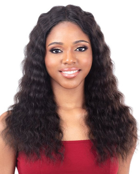 Model Model 100% Human Hair HD Lace Front Wig Haute - SOFT CRIMP CURL 22 (Natural)