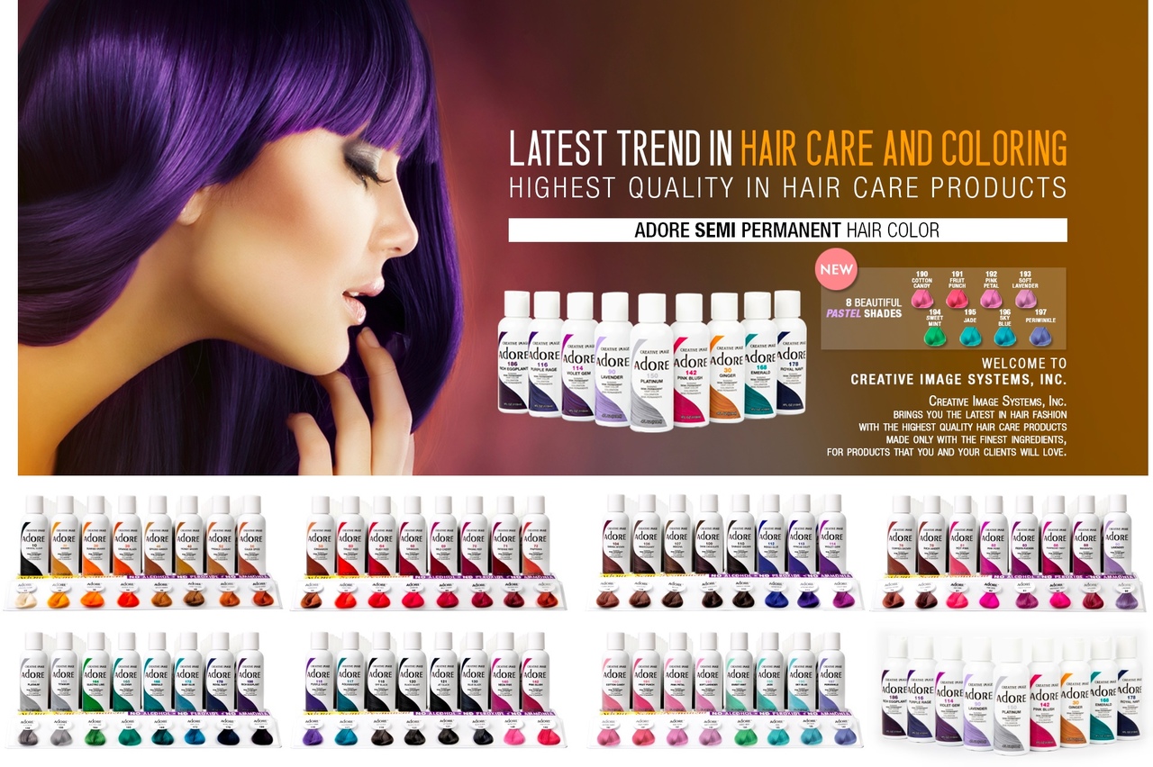 Adore Plus Hair Color Chart