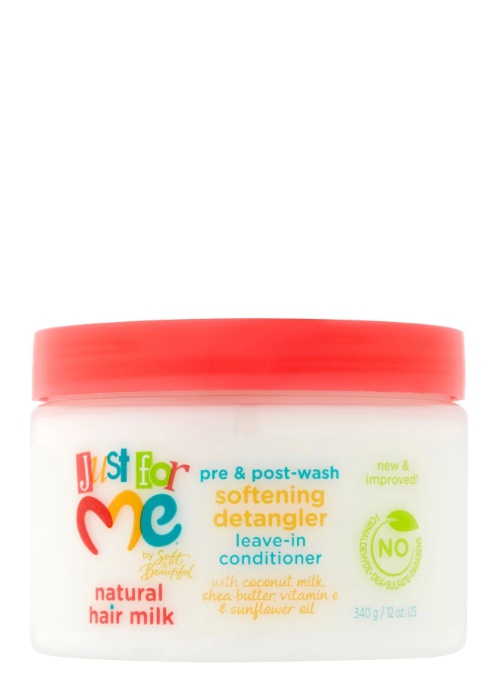 Just For Me Natural Hair Milk Pre Post Wash Softening Detangler