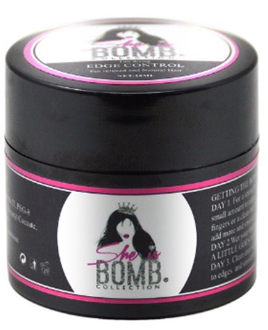 Roll over image to zoom in She Is Bomb Collection Edge Control 7 oz ...