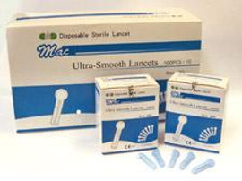 Mac Disposable Sterile Ultra Smooth Lancets