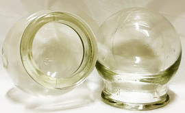 Large Glass Cup 2" dia