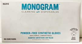 Monogram Medium Synthetic Powder Free Gloves 100