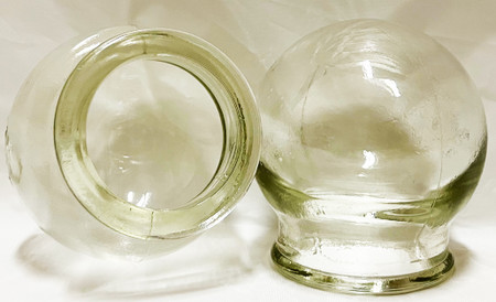 Large Glass Cup 2" dia