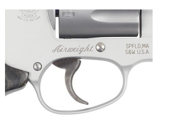 SMC 11.52 リボルバー .38 SW 59 Smith & Wesson 642 38 Special - Stainless / Black Croc Textured