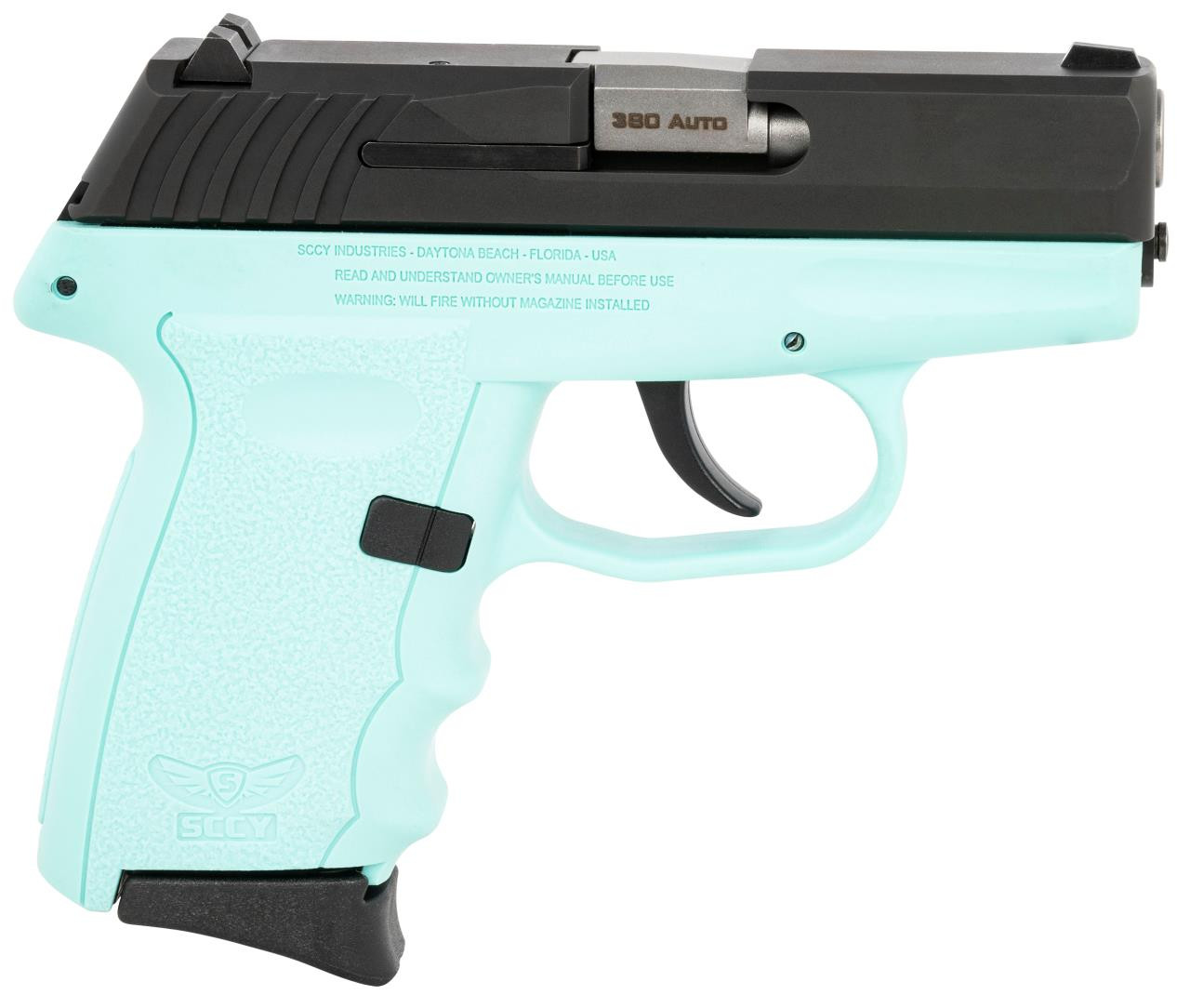 SCCY CPX-3 380 ACP - Cyan / Black - 10 Round - Dance's Sporting Goods