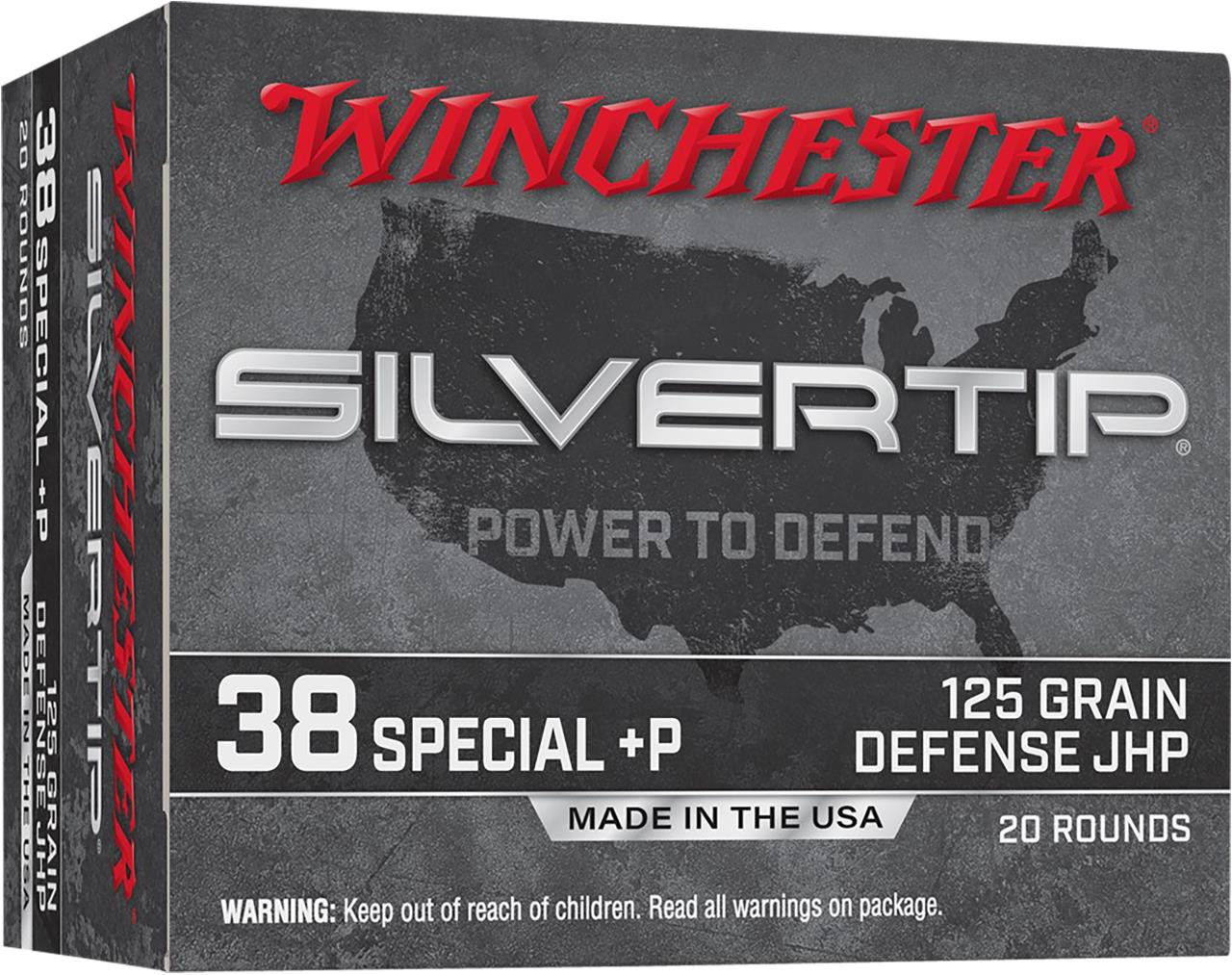 38●PP-「P」 25RP3 6/77 4枚セット KM0227-8 Winchester Silvertip Defense 38 Special +P - 125 Grain JHP - 945