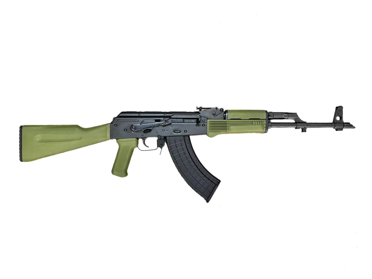Riley RAK47 Polymer 7.62x39 - 16.25" Threaded Barrel - OD Green / Black -  30 Round - Dance's Sporting Goods