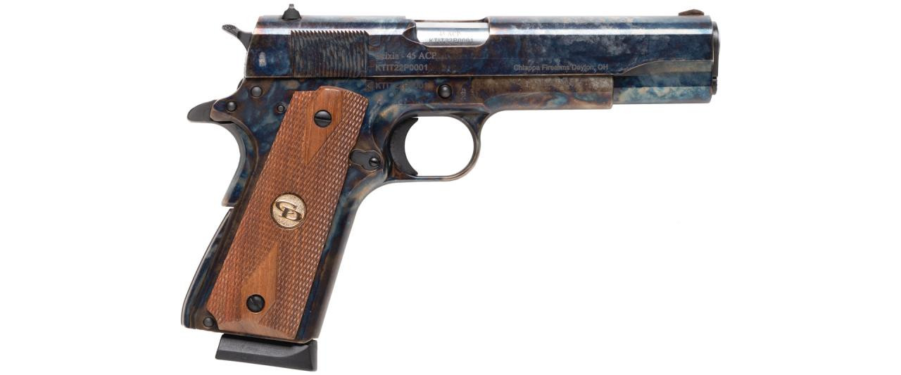 極美品 80s type G-１米軍実物 42 ダークブラウン ORCHARD Charles Daly 1911 Field Grade Pistol - Color Case / Wood - 8 Round