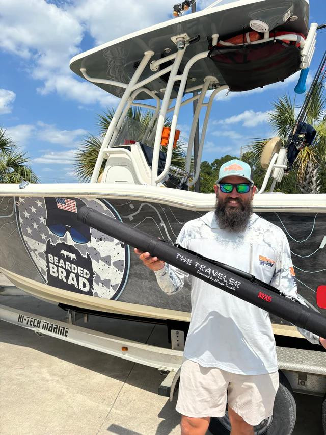 Ninja Tackle Bearded Brad's Traveler Rod - Dance's Sporting Goods